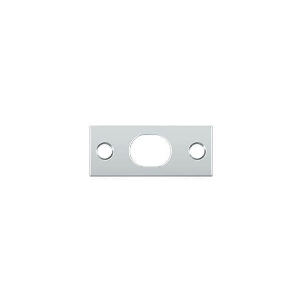 Deltana SP12EFB26D Strike Plate For 12 Extension Flush Bolt Brushed Chrome, 10PK SP12EFB26D-XCP10 - main